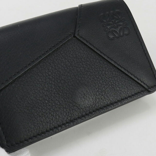 中古 ロエベ 名刺入れ メンズ ブランド LOEWE ビジネス カードホルダー ブラック 小物 USDLO98800011