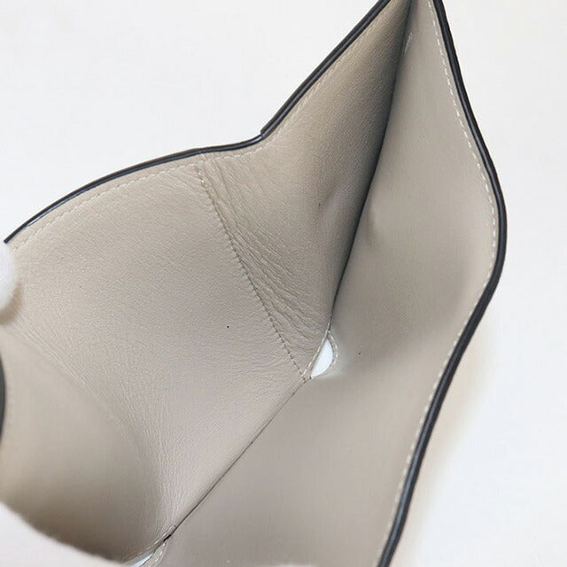 中古 ロエベ 三折財布 レディース ブランド LOEWE トライフォールドウォレット C660TR2X03 グリーン 財布 USDLO99128011