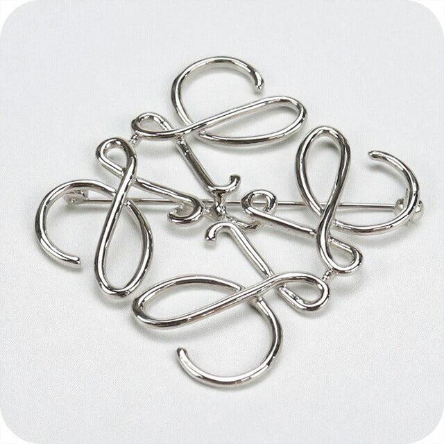 中古 ロエベ ブローチ レディース ブランド LOEWE アナグラム