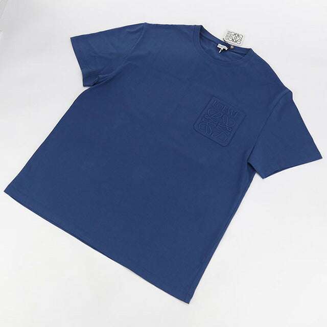 中古 ロエベ Tシャツ メンズ ブランド LOEWE リラックスフィット H526Y22XBC ブルー ウェア USDLO99943011