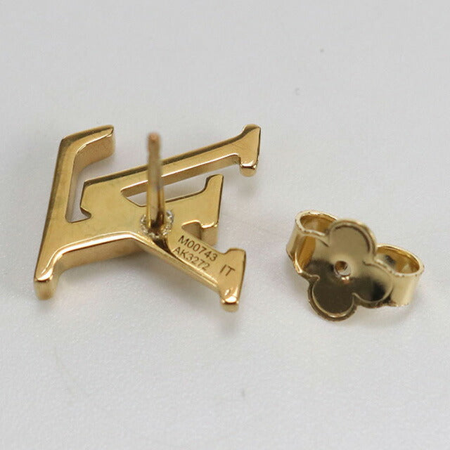 中古 ルイヴィトン ピアス レディース ブランド LOUIS VUITTON ピアス・LVアイコニック M00743 ゴールド アクセサリー USDLV100118011