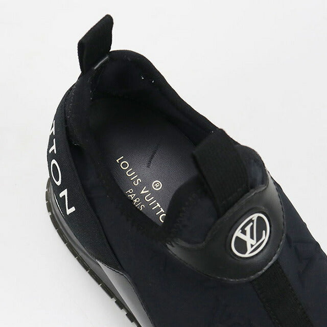 中古 ルイヴィトン スニーカー レディース ブランド LOUIS VUITTON ランアウェイ・ライン レザー 1AB3GF ブラック シューズ USDLV100138011