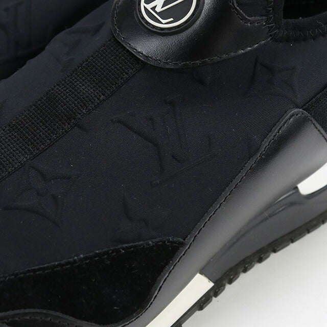 中古 ルイヴィトン スニーカー レディース ブランド LOUIS VUITTON ランアウェイ・ライン レザー 1AB3GF ブラック シューズ USDLV100138011