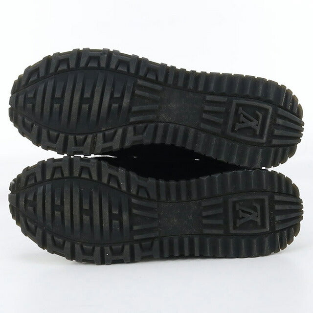 中古 ルイヴィトン スニーカー レディース ブランド LOUIS VUITTON ランアウェイ・ライン レザー 1AB3GF ブラック シューズ USDLV100138011