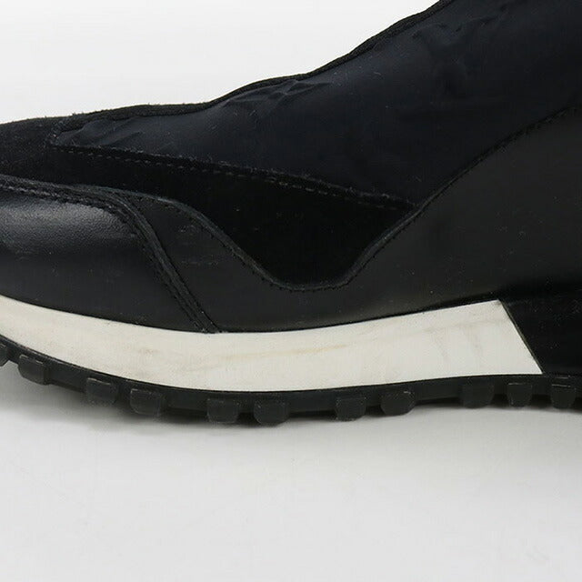 中古 ルイヴィトン スニーカー レディース ブランド LOUIS VUITTON ランアウェイ・ライン レザー 1AB3GF ブラック シューズ USDLV100138011