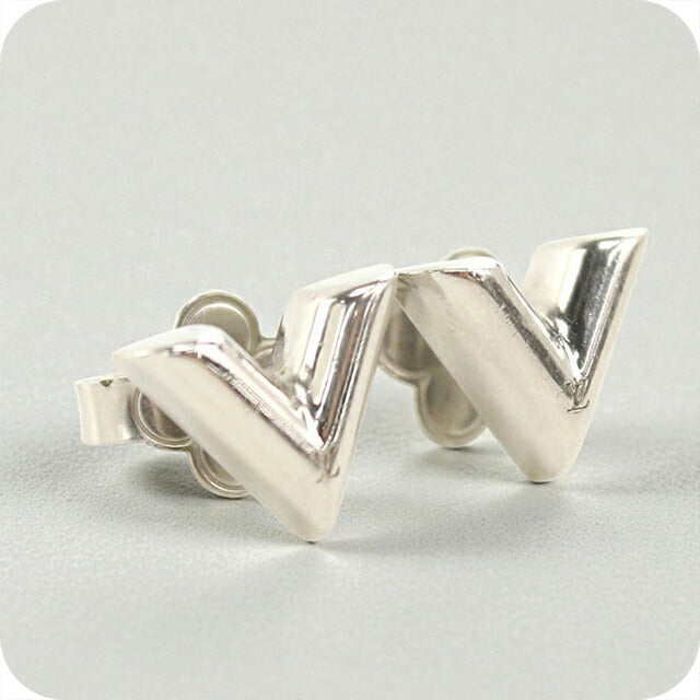 中古 ルイヴィトン ピアス レディース ブランド LOUIS VUITTON ピアス・エセンシャルV M63208 シルバー アクセサリー USDLV103638011