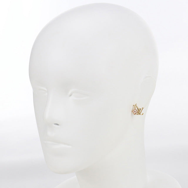中古 ルイヴィトン ピアス レディース ブランド LOUIS VUITTON ブックル ドレイユ・ピュス ルルグラム M00786 ゴールド アクセサリー USDLV107156011