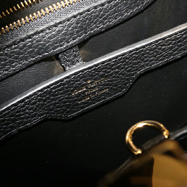 Used Louis Vuitton Handbag Ladies Brand LOUIS VUITTON Taurillon Capucines PM Leather Black USDLV107802011
