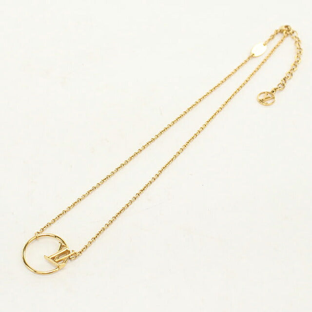 二手路易威登项链 女士品牌 LOUIS VUITTON Collier LV Eclipse M00762 金色配饰 USDLV108597011