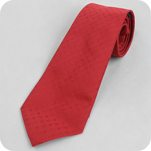 ルイヴィトン　ネクタイ　RED SOLD OUT ネクタイ ドット シルク レッド ルイヴィトン – RECLO