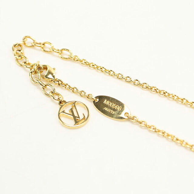 中古 ルイヴィトン ネックレス レディース ブランド LOUIS VUITTON LV アイコニック M00596 ゴールド アクセサリー USDLV113674011