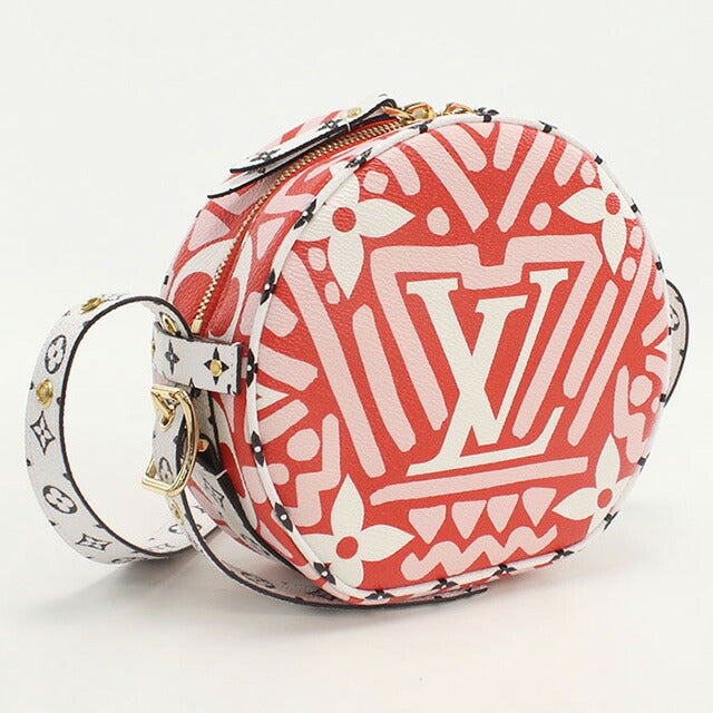 中古 ルイヴィトン 斜め掛け ショルダーバッグ レディース ブランド LOUIS VUITTON LVクラフティ ボワットシャポースープル N45364 レッド USDLV94602011