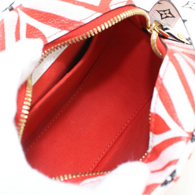 中古 ルイヴィトン 斜め掛け ショルダーバッグ レディース ブランド LOUIS VUITTON LVクラフティ ボワットシャポースープル N45364 レッド USDLV94602011