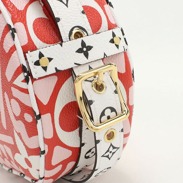 中古 ルイヴィトン 斜め掛け ショルダーバッグ レディース ブランド LOUIS VUITTON LVクラフティ ボワットシャポースープル N45364 レッド USDLV94602011