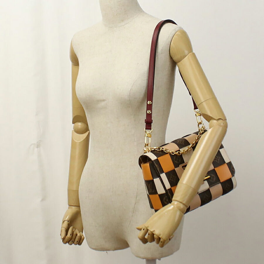 中古 ルイヴィトン ショルダーバッグ レディース ブランド LOUIS VUITTON モノグラム ツイストMM レザー M55426 マルチカラー バッグ USDLV94907011