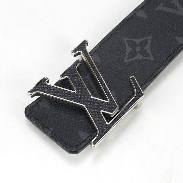 中古 ルイヴィトン ベルト メンズ ブランド LOUIS VUITTON エクリプス LV イニシャル リバーシブル M0157V ブラック 小物 USDLV95875011