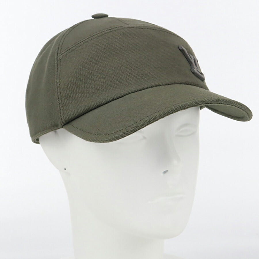 中古 ルイヴィトン キャップ メンズ ブランド LOUIS VUITTON ベースボールキャップ M7017L カーキ 帽子 USDLV95930011