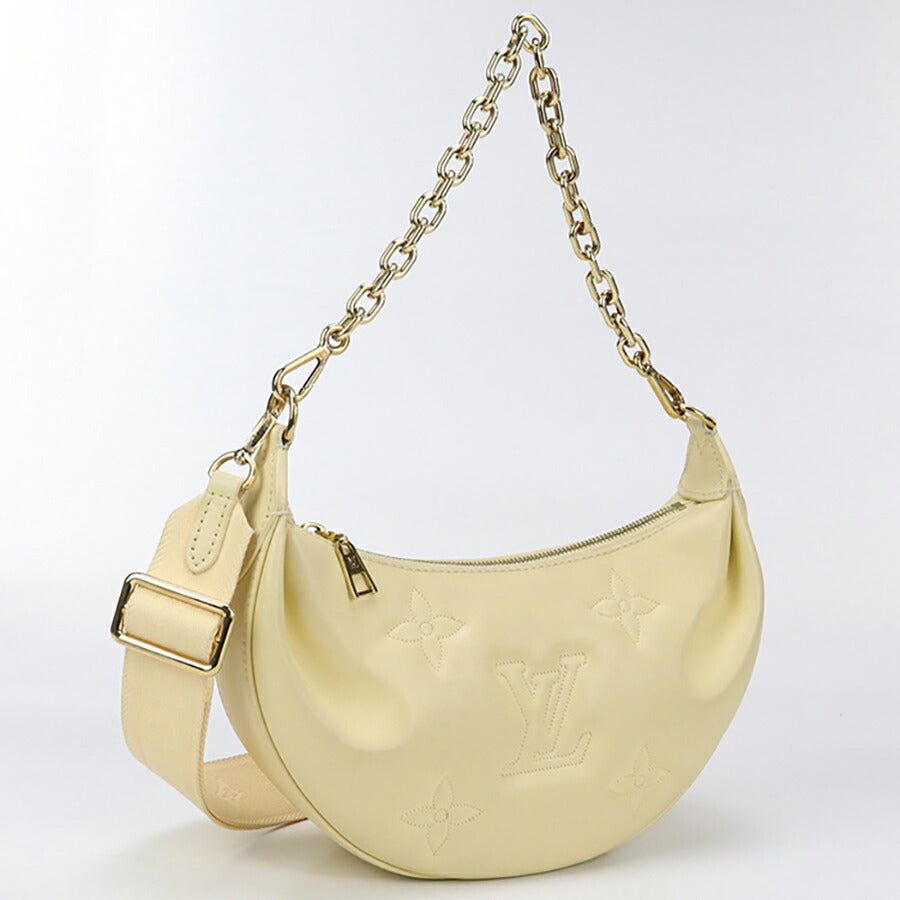 中古 ルイヴィトン ショルダーバッグ レディース ブランド LOUIS VUITTON バブルグラム オーバーザムーン レザー M59823 イエロー バッグ USDLV96357011