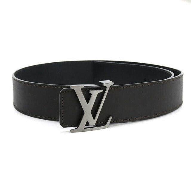 中古 ルイヴィトン ベルト メンズ ブランド LOUIS VUITTON ベルト・LVイニシャル レザー M9887V ブラウン 小物 USDLV96596011