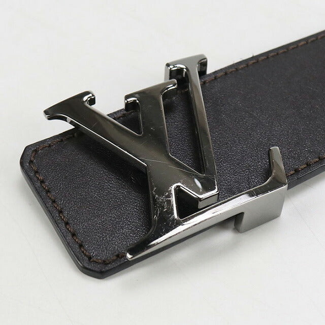 中古 ルイヴィトン ベルト メンズ ブランド LOUIS VUITTON ベルト・LVイニシャル レザー M9887V ブラウン 小物 USDLV96596011