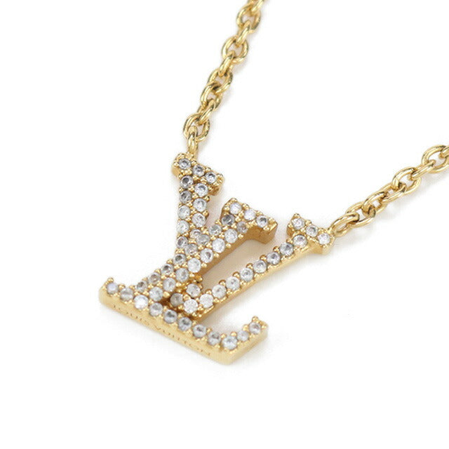Used Louis Vuitton necklace for women brand LOUIS VUITTON LV iconic M00596 Gold accessories USDLV96647011