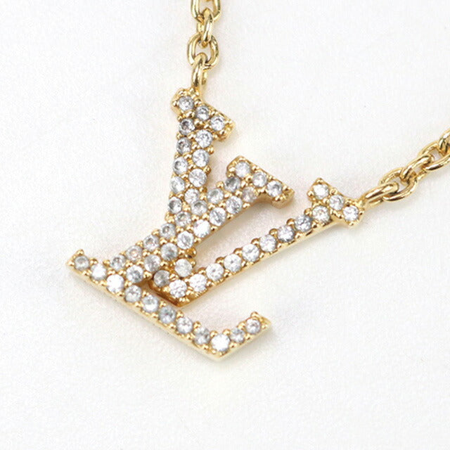 Used Louis Vuitton necklace for women brand LOUIS VUITTON LV iconic M00596 Gold accessories USDLV96647011