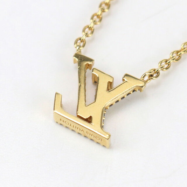 Used Louis Vuitton necklace for women brand LOUIS VUITTON LV iconic M00596 Gold accessories USDLV96647011