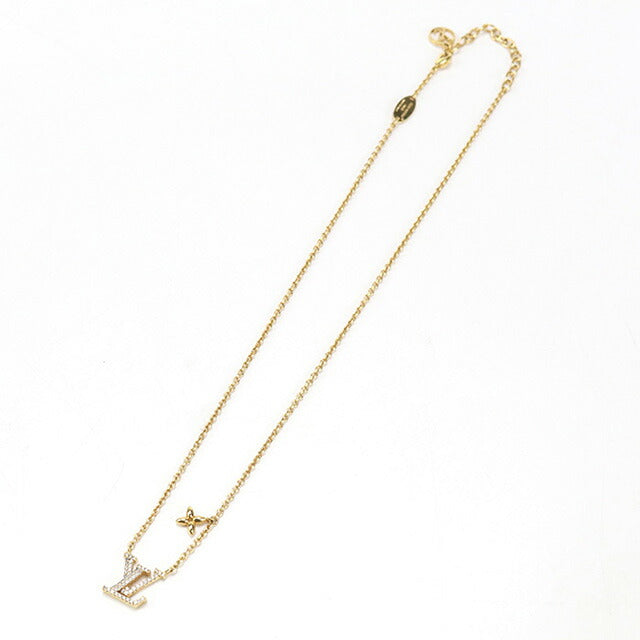 Used Louis Vuitton necklace for women brand LOUIS VUITTON LV iconic M00596 Gold accessories USDLV96647011