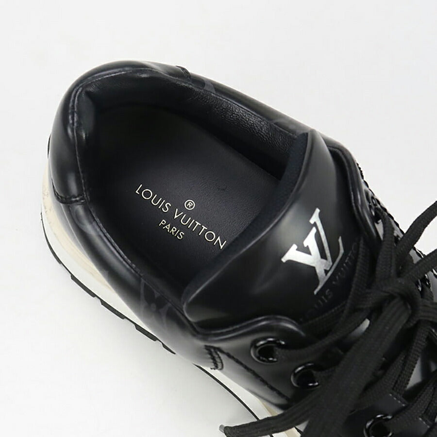 中古 ルイヴィトン スニーカー メンズ ブランド LOUIS VUITTON アベスライン レザー BM0231 ブラック シューズ USDLV96699011
