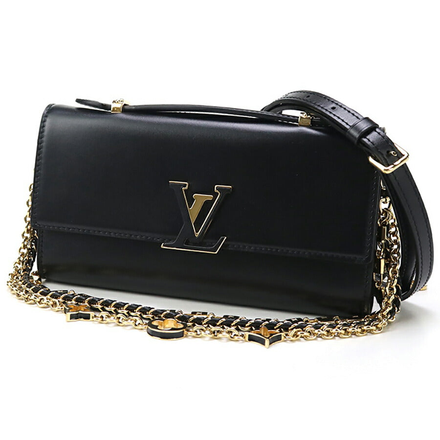 中古 ルイヴィトン 斜め掛け ショルダーバッグ レディース ブランド LOUIS VUITTON ウォレット オン チェーン・カプシーヌ M12143 USDLV96810011