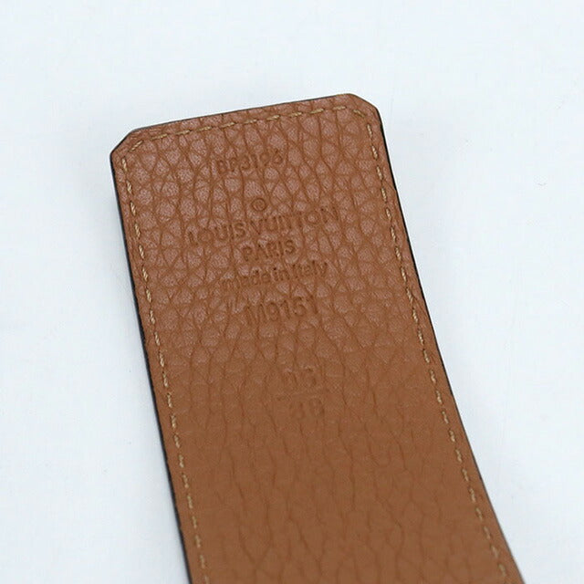 中古 ルイヴィトン ベルト メンズ ブランド LOUIS VUITTON ベルト・LVイニシャル レザー M9151T ブラック 小物 USDLV97209011