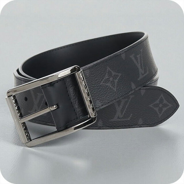 中古 ルイヴィトン ベルト メンズ ブランド LOUIS VUITTON エクリプス レザー M9044U ブラック 小物 USDLV98698011