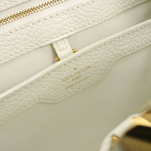 中古 ルイヴィトン ハンドバッグ レディース ブランド LOUIS VUITTON トリヨン カプシーヌBB レザー ホワイト バッグ USDLV98704011
