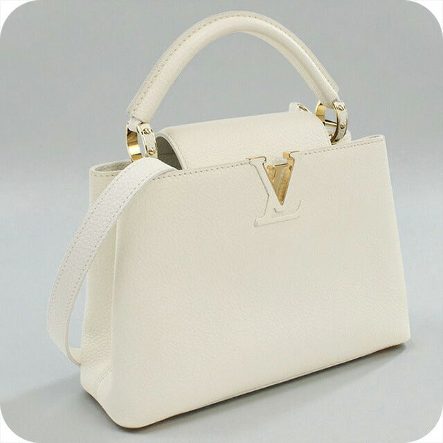 Louis Vuitton ホワイトレザーバッグ ルイ ヴィトン エピ マドレーヌPM