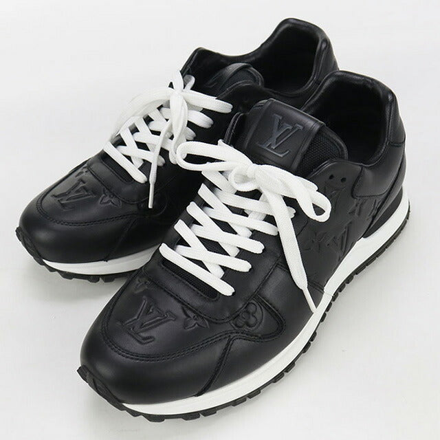 中古 ルイヴィトン スニーカー メンズ ブランド LOUIS VUITTON ランアウェイ レザー ブラック シューズ USDLV99948011