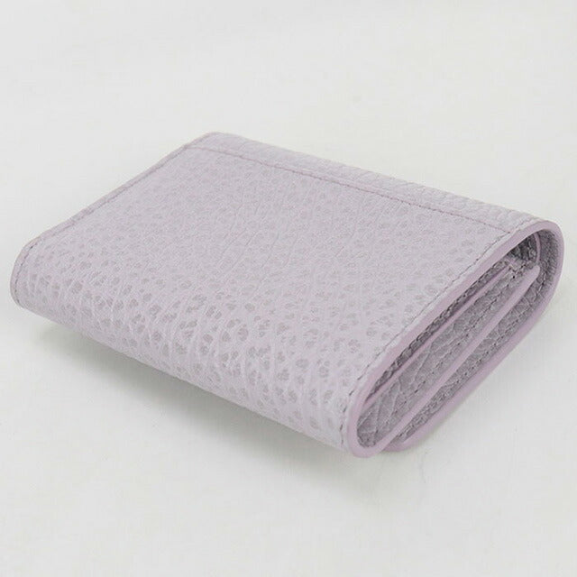 中古 メゾンマルジェラ 三つ折り財布 レディース ブランド Maison Margiela 4ステッチ 三つ折り財布 レザー パープル 財布 USDMAR102828011