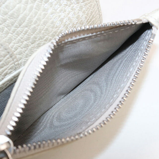 中古 メゾンマルジェラ 二つ折り財布 レディース ブランド Maison Margiela 4ステッチ ジップウォレット 財布 USDMAR102832011