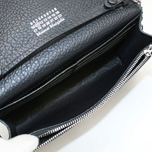 二手 Maison Margiela 链条钱包女装品牌 Maison Margiela 4 针 SA3UI0008 黑色 USDMAR120973011