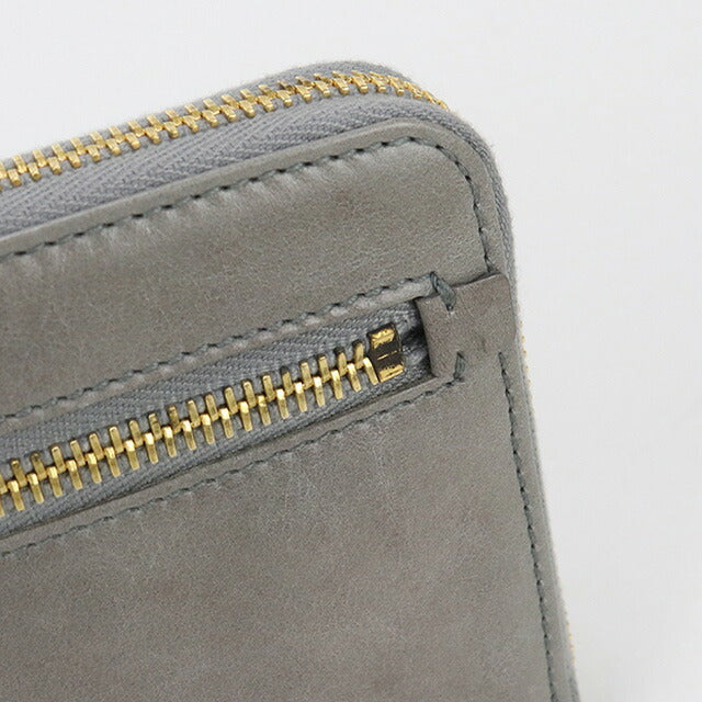 中古 ミュウミュウ 長財布ラウンドファスナー レディース ブランド MIUMIU ジップアラウンド レザー 5M0506 グレー 財布 USDMI100400011