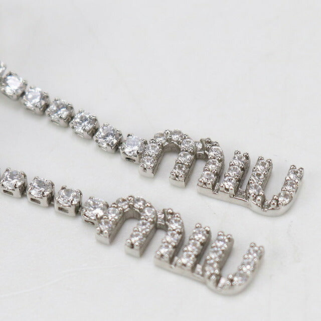 中古 ミュウミュウ ピアス レディース ブランド MIUMIU 5IO058 2DNC F0OKL シルバー アクセサリー USDMI100927011