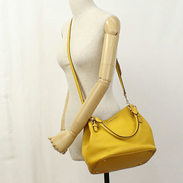 中古 ミュウミュウ トートバッグ レディース ブランド MIUMIU ヴィッテロフェニックス 2WAY レザー 5BE886 イエロー バッグ USDMI101791011