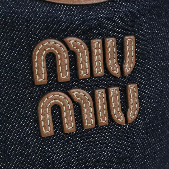 二手 Miu Miu 单肩包 女士品牌 MIUMIU Ivy Mini 2WAY 5BA281 海军蓝包 USDMI103542011
