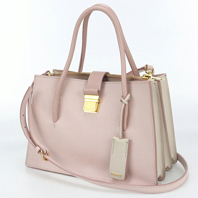 中古 ミュウミュウ トートバッグ レディース ブランド MIUMIU マドラス 2WAY 5BA104 F0JW1 2AJB ピンク バッグ USDMI105009011