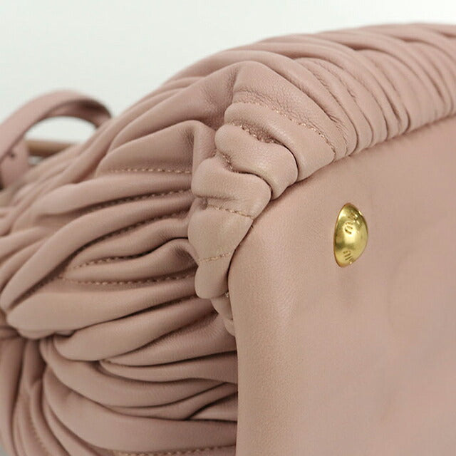 中古 ミュウミュウ トートバッグ レディース ブランド MIUMIU マテラッセ 2WAY ピンク バッグ USDMI105173011