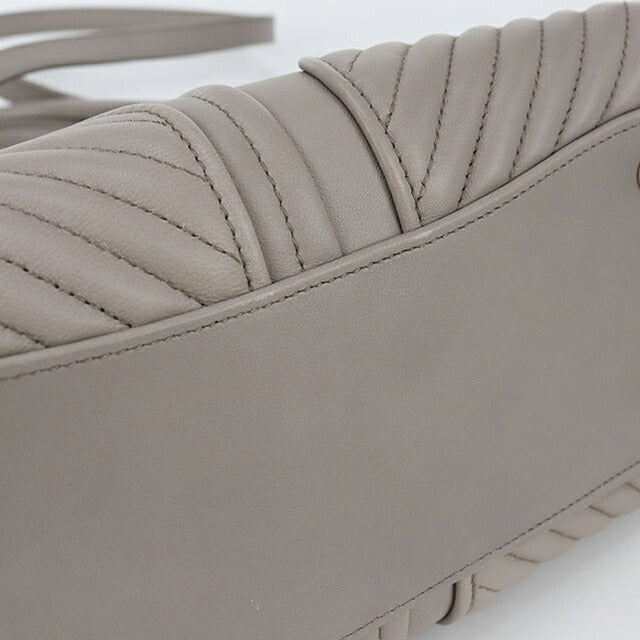 Used Miu Miu tote bag ladies brand MIUMIU 2WAY 5BA145 2E5W F0D32 gray bag USDMI106340011