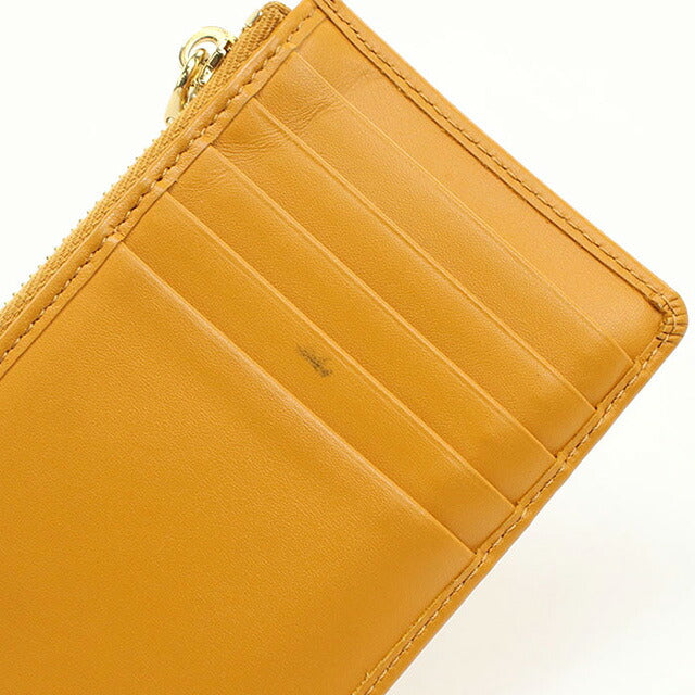 中古 ミュウミュウ カードホルダー レディース ブランド MIUMIU オレンジ 財布 USDMI107382011