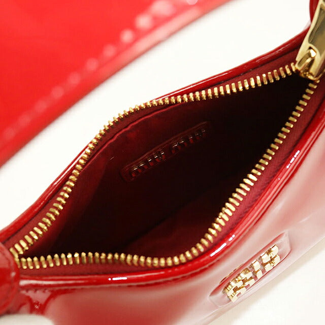 中古 ミュウミュウ ハンドバッグ レディース ブランド MIUMIU ホーボー 5BP084 レッド USDMI116238011