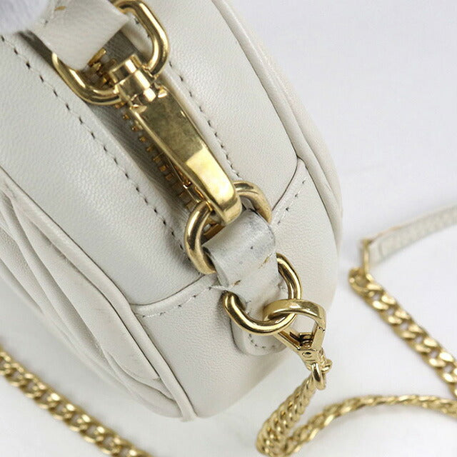 中古 ミュウミュウ 斜め掛け ショルダーバッグ レディース ブランド MIUMIU マテラッセ 2WAY レザー ホワイト バッグ USDMI98314011