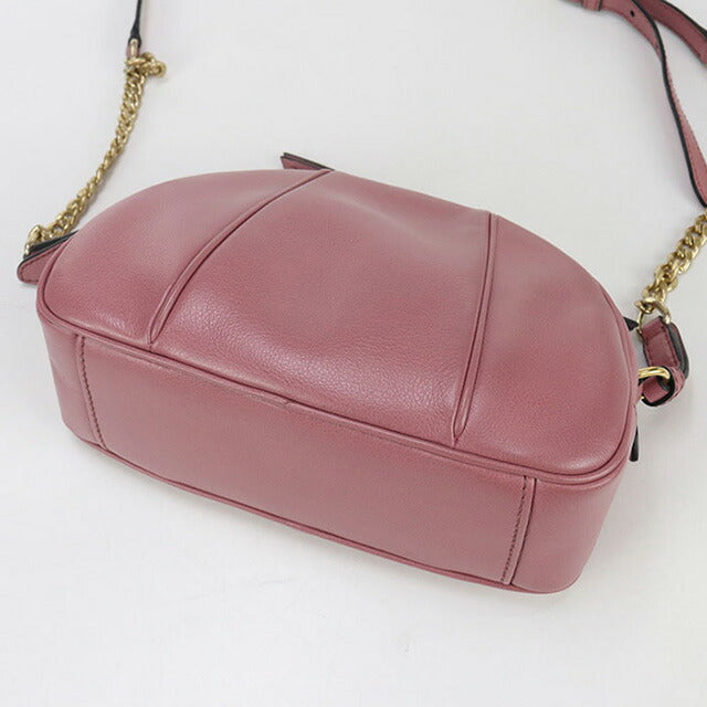 中古 ミュウミュウ 斜め掛け ショルダーバッグ レディース ブランド MIUMIU チェーン 5BH142 ピンク バッグ USDMI98622011
