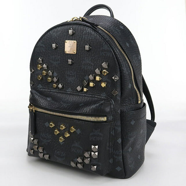Used MCM backpack ladies brand MCM backpack MMK6SVE19 BK001 black bag USDMM100971011